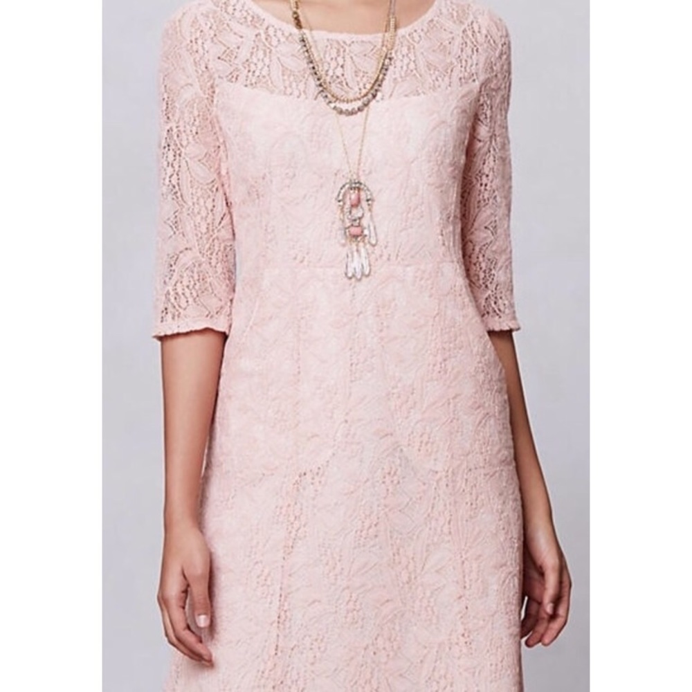 🌸👗 Blush Pink Lace // Pockets + Maeve